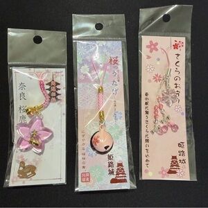 ✨4 for $15✨ Cherry Blossom Themed Keychains Set